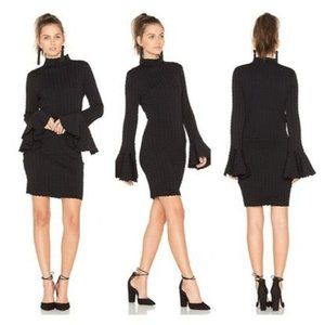 KEEPSAKE REVOLVE Black Aeroplane Mini Dress XXS